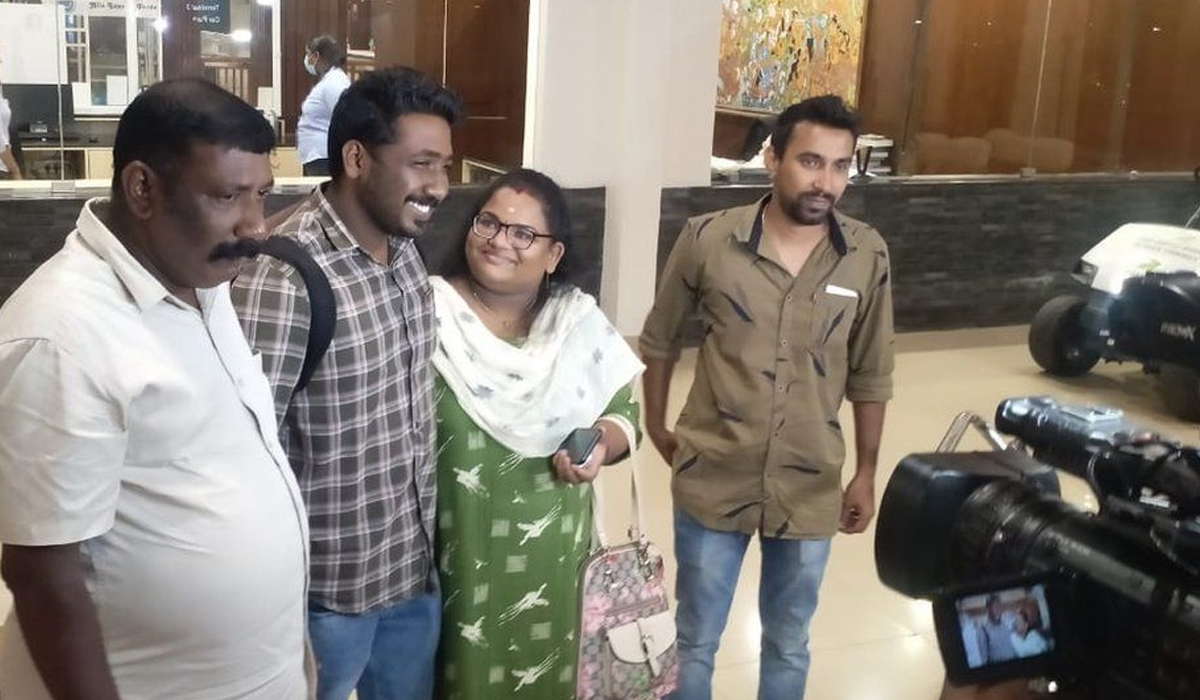The Indian couple